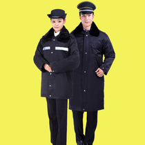 Security clothing thickened security coat winter cotton clothing overalls Winter multi-functional cotton coat Security quilted jacket for men and women