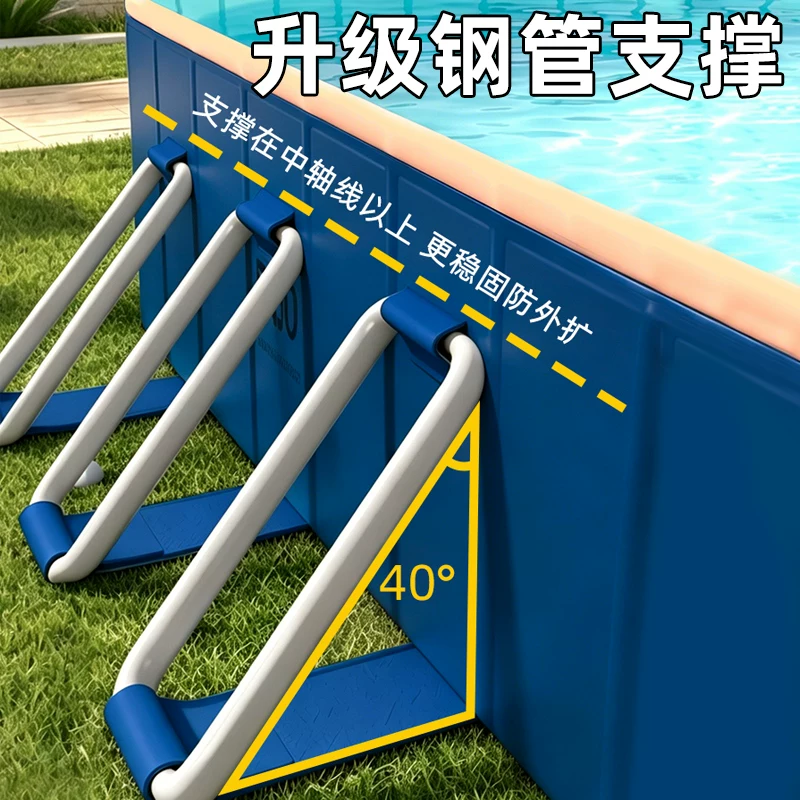 Детский inflatable travel swimming pool, складная трубка для взрослых, увеличенная толщина