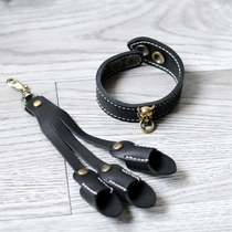 (Shadow ghost)Archery finger leather handmade beauty hunting reverse traditional Mediterranean three sets of retro split