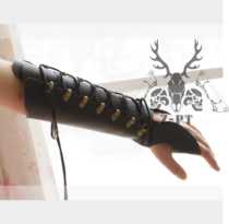 All-inclusive arm guard archery beauty hunting traditional arm guard Robin Hood bow and arrow game protector Hand-made first layer cowhide