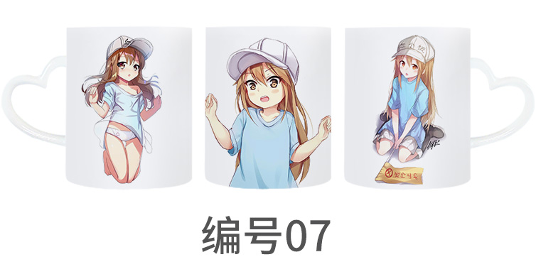 Anime xung quanh đổi màu cốc cốc đổi màu cốc hai nhân dân tệ làm việc tế bào tiểu cầu bạch cầu tế bào hồng cầu - Carton / Hoạt hình liên quan sticker dễ thương
