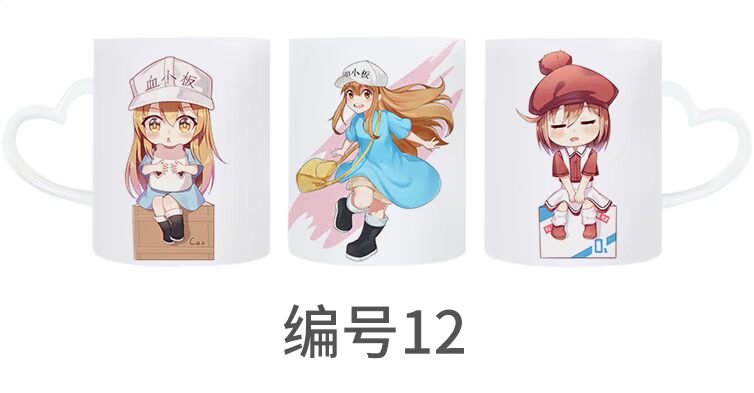 Anime xung quanh đổi màu cốc cốc đổi màu cốc hai nhân dân tệ làm việc tế bào tiểu cầu bạch cầu tế bào hồng cầu - Carton / Hoạt hình liên quan sticker dễ thương