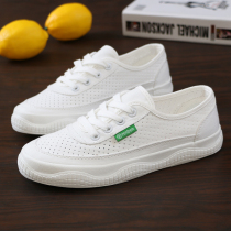 People-oriented canvas shoes womens mesh mesh breathable versatile sneakers 2021 summer new Korean version thin white shoes