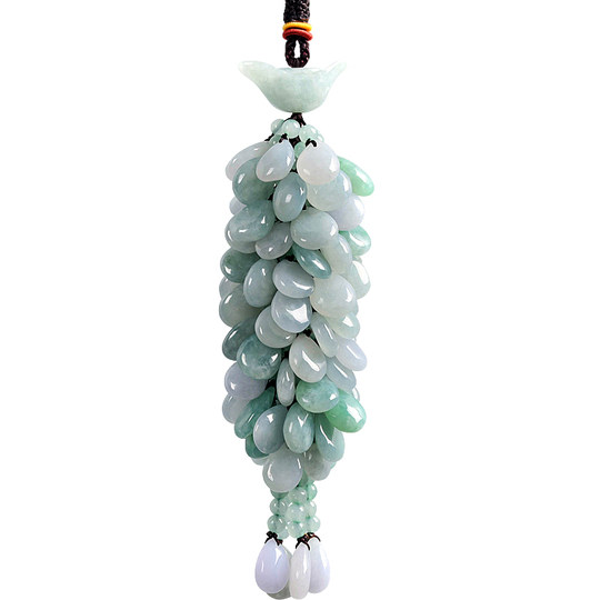 Autoanhänger, Autoinnenzubehör, kreative Jade-Jade-Autoanhänger für Herrenautos, Rückspiegelornamente, Damenanhänger