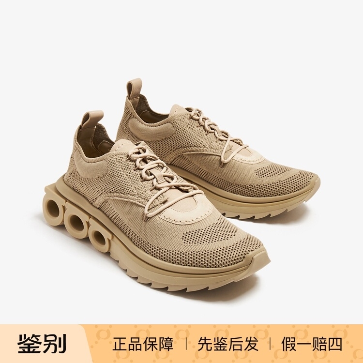 Brand New Genuine Ferragamo Nima Knitted Sports Running Shoes Casual Shoes Men's Model 760859