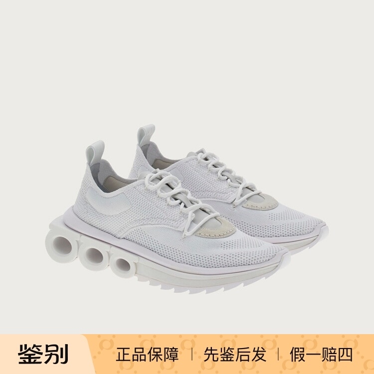 Brand New Genuine Ferragamo Technical Knit Sports Casual Shoes Running Shoes for Men 760648