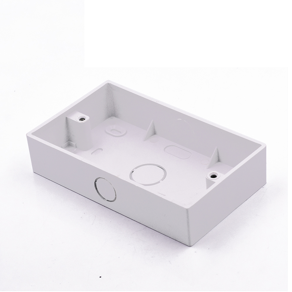 Min Fit 146 Type Bottom Case Switch Socket Junction Box Clear Fit Dark Case Wall Clear Fit Bottom Case Double Socket Box-Taobao