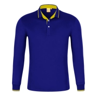 Синий шелковый хлопковый лонгслив