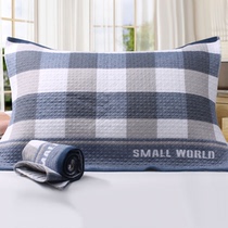 Jindian three points of water pure cotton pair of couples students Four Seasons adult pillow towel enlarged thickened breathable fabric embossing