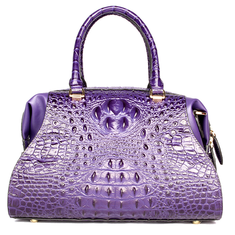 Thai crocodile leather leather bag women 2023 new fashion women's bag large capacity atmospheric high-end portable pillow bag