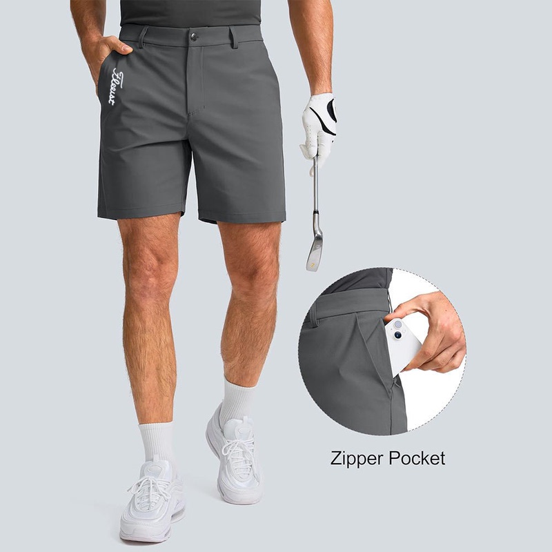 Exported to Japan and South Korea, Golf Shorts, Five-Point Shorts, Sports Thin Style, Breathable, Quick-Drying, Elastic, Anti-Wrinkle Golf Shorts