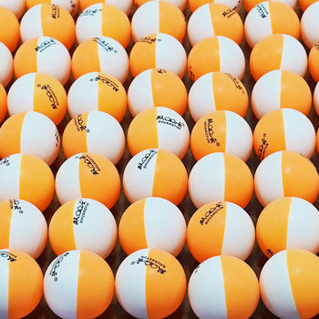 Table Tennis Abs New Material Professional Competition Training Ball Serving Machine Provincial Training Ball High Elasticity and Durability 5 Pieces