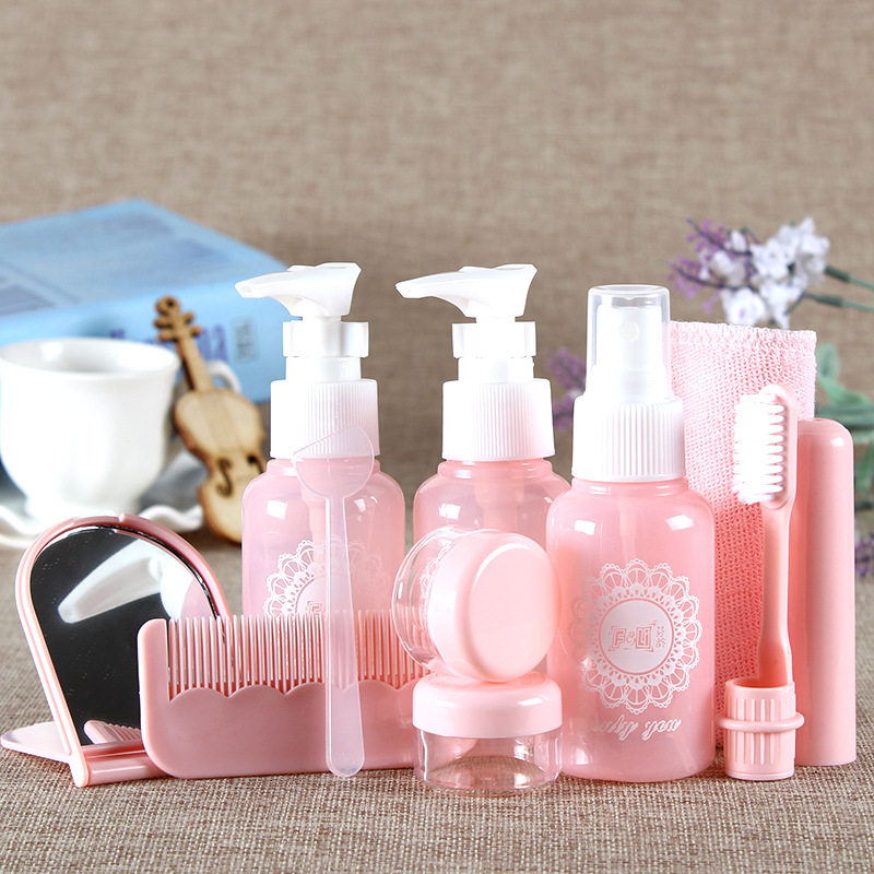Portable travel mini bottle bottle bottle set cute shampoo skin care bath bottle