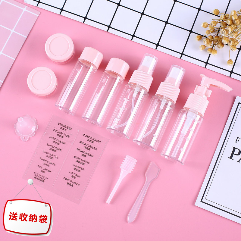 Portable Travel Split Bottling Bottle Suit Shampoo Body Lotion Lotion SKIN CARE PRODUCTS WATER MILK EMPTY BOTTLE MINI TRIAL BAG ON THE PLANE