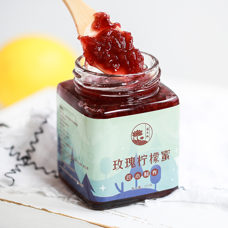 Lotus Wood Narration Rose Lemon Honey Fruity Jam Tea without adding a punch Drink Rose Jam Drink