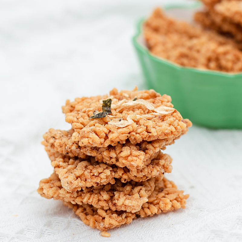 Lotus Wood Narration Red Snack Seafood glutinous rice pot Bab) crab fragrant salted egg yolks bahai Tal casual office small snacks