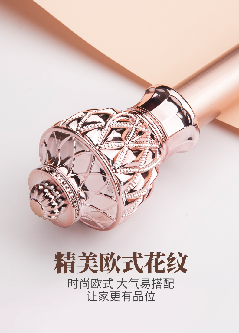 Thickening aluminum alloy curtain rod silence ro ro rod curtain rod curtain rod curtain track bracket