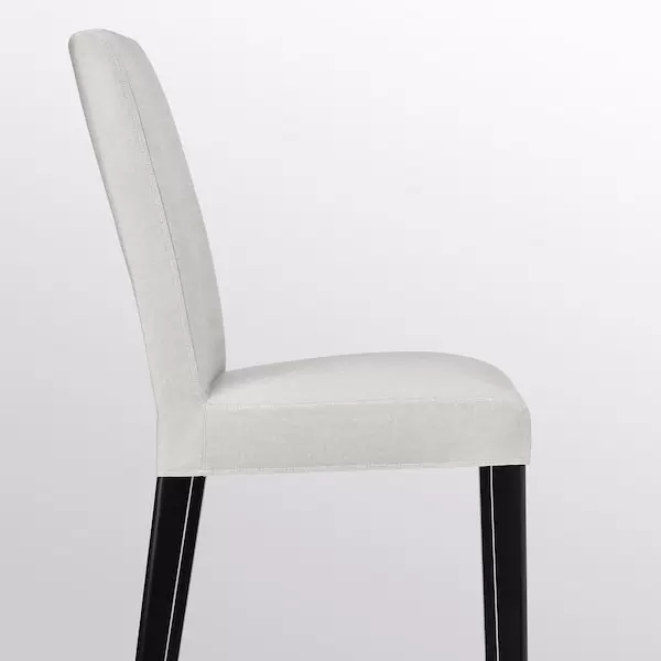 Покупатель из Ханчжоу IKEA IKEA Bergmon стул, черный / Osta светло-серый простой, прочный и долговечный