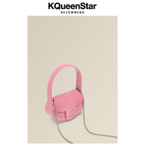 KQueenStar saddle bag womens autumn and winter 2022 new portable ingot bag underarm bag one shoulder messenger womens bag