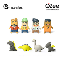 QZee Canada Q-Monster Pet Dog Toy Latex Vocal Dinosaur Cat Dog Children Qmonster