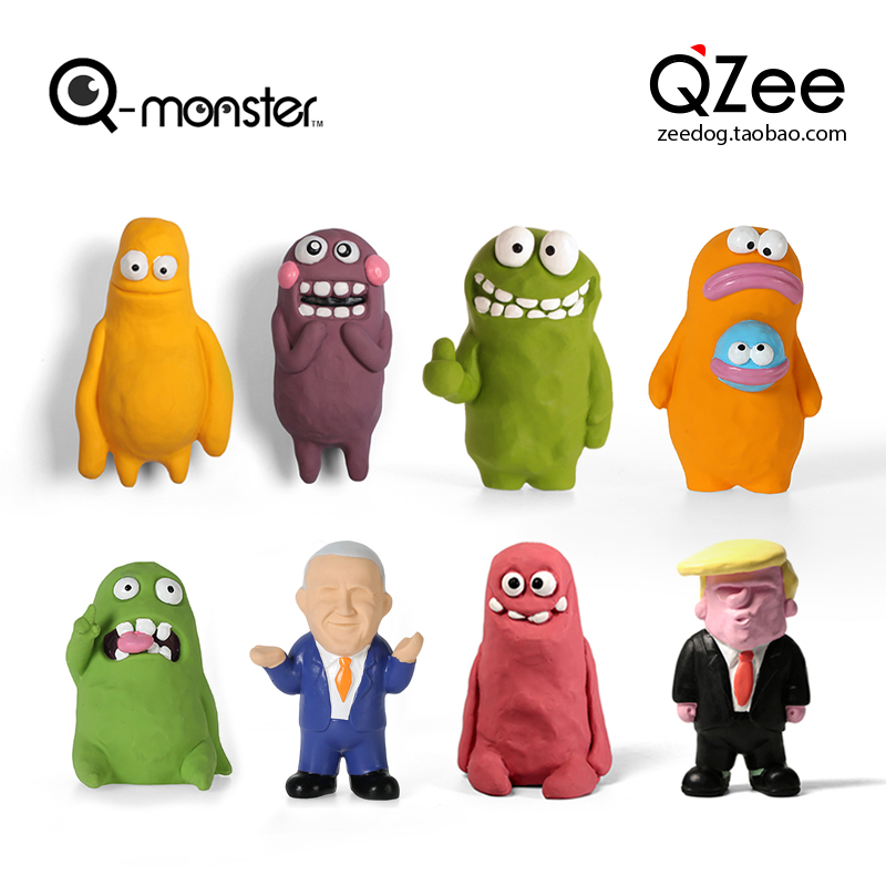 QZee pet dog dog toy Qmonster latex sound bite-resistant antiboredom supplies small, medium and large dog grinding ball