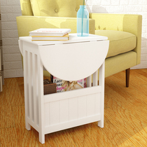 Foldable small tea table ins table living-room sofa side several square table mini bedside cabinet minima bedroom corner a few