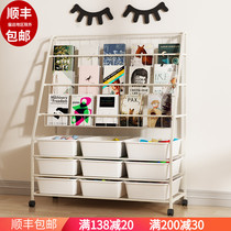 Childrens Bookshelves Bookcase Home Floor Baby Plotbook Shelve Kindergarten Toy Containing Shelf Books Finishing Racks