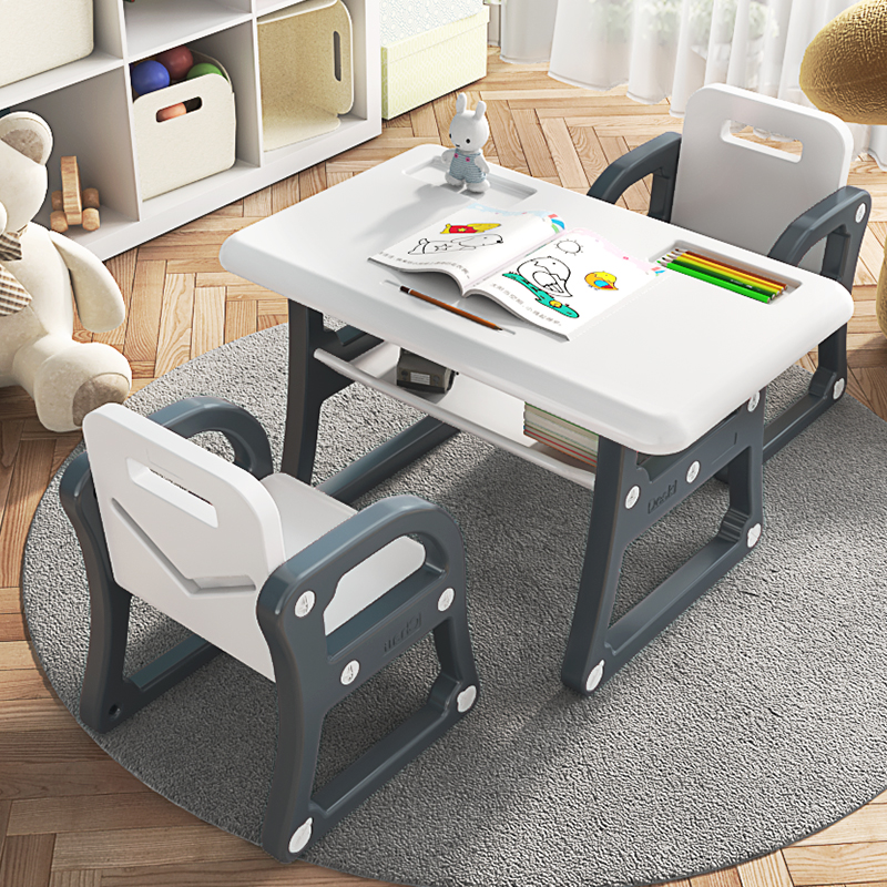 Children's table and chair set Baby table and chair set Early education toy desk Kindergarten learning small desk