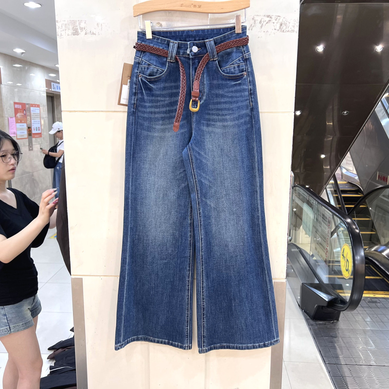 Zoyna 93533 European Fashion Versatile Jeans Straight-Leg Pants Slimming Elegant Women's Pants 2026 Autumn