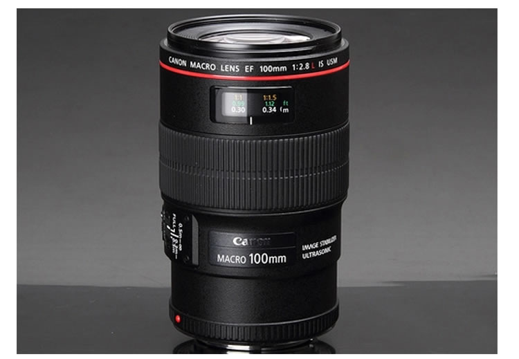 Canon 100 F2.8 Macro ống kính SLR EF 100mm F2.8L LÀ USM New Trăm Micro Red ống kính vòng tròn