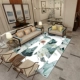 Manwu mới nghiên cứu bảng phòng khách nhỏ gọn thảm phòng ngủ thảm sofa Trung Quốc cửa hàng tùy chỉnh gió của Trung Quốc - Thảm thảm trải sàn nhà