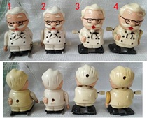 KFC Toy Early Snow Trio Colonel in White Grandpa Wind-up Doll Sold individually