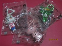 KFC KFC toy 2010 Duleep cat teaser series Duleep cat Liqi frog small pure rabbit 3 sets