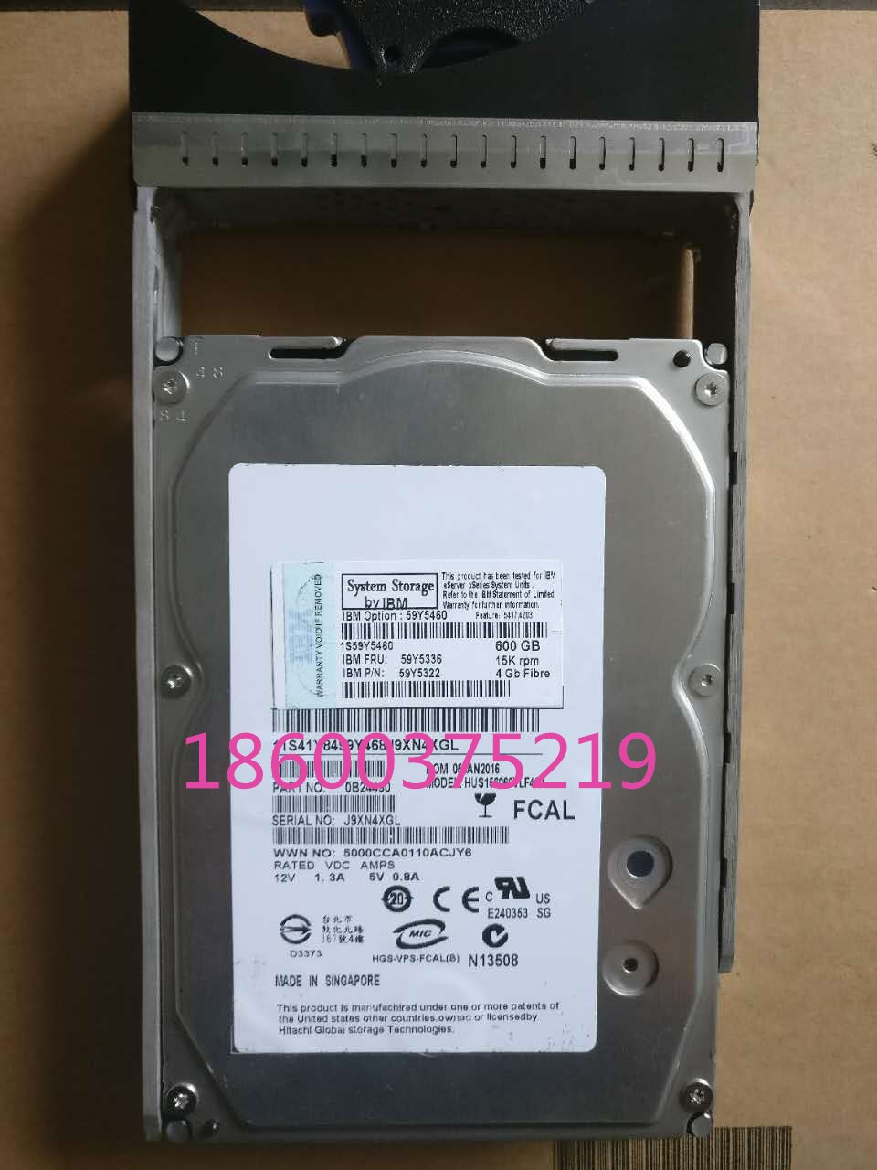 IBM Storage Hard Disk IBM Hard Disk 5513 4203 5417 59Y5460 59Y5336 600G 15K