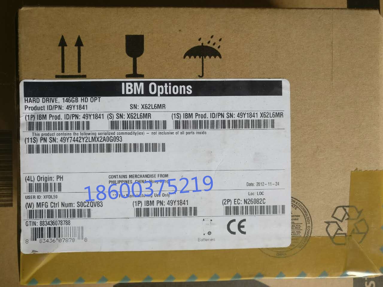 IBM 49Y1841 49Y1845 5205 146G 15K SAS 2 5 inch DS3524 storage hard drive