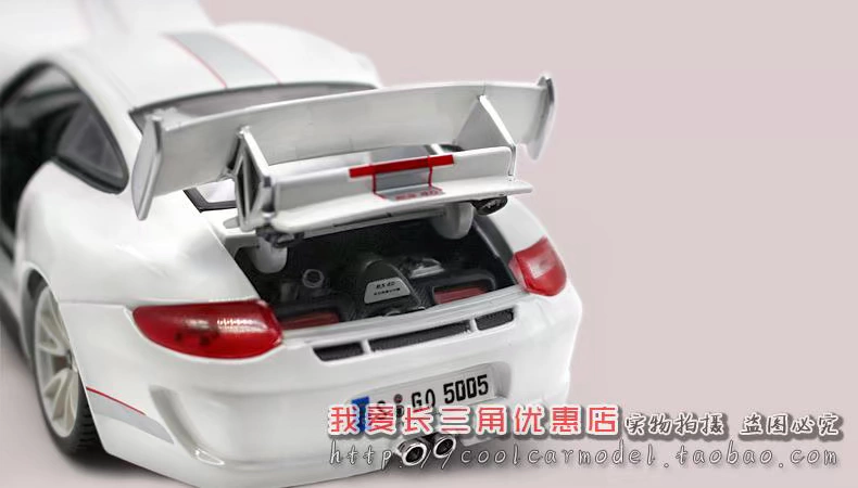 Sản phẩm mới hơn mẫu xe đồ chơi tĩnh hợp kim mô phỏng tĩnh 1:18 Porsche 911 GT3 RS cao của Hoa Kỳ