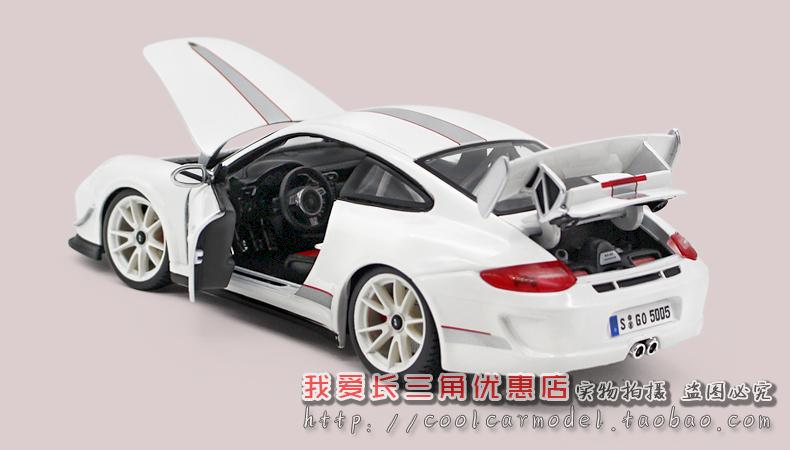 Sản phẩm mới hơn mẫu xe đồ chơi tĩnh hợp kim mô phỏng tĩnh 1:18 Porsche 911 GT3 RS cao của Hoa Kỳ xe mô hình