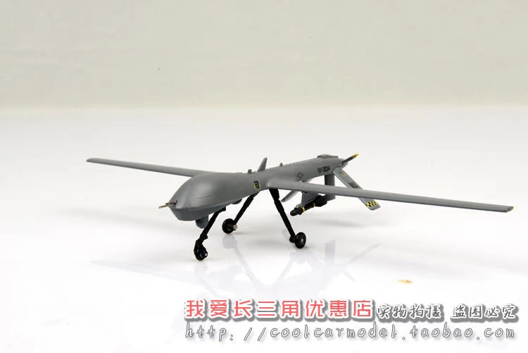 Hợp kim tĩnh 1:72 mô hình đồ chơi máy bay làm đẹp MQ-1 máy bay trinh sát săn mồi máy bay tấn công không người lái mô phỏng do choi tre em