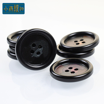 Button buttons round edge two-color cashmere coat windbreaker button all-match mens clothes coat button suit pants button