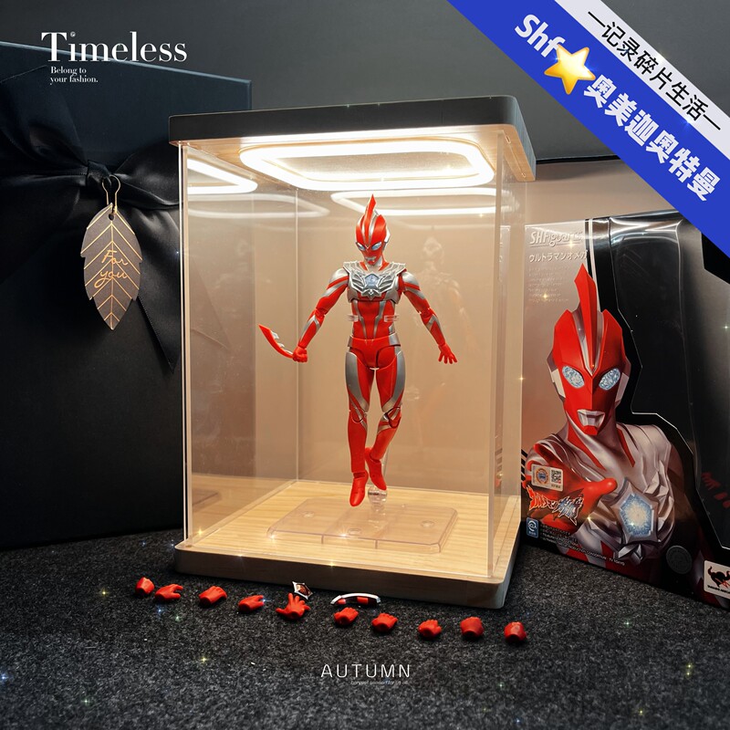 New Official Shf Ultraman Omega New Generation Real Bone Sculpture Toy Boys' Birthday Gift Figure