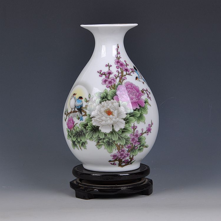 Jingdezhen ceramics vase modern home handicraft furnishing articles home sitting room adornment ornament gift