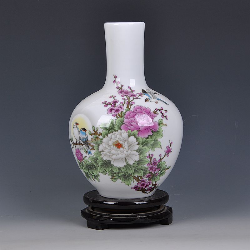 Jingdezhen ceramics vase modern home handicraft furnishing articles home sitting room adornment ornament gift