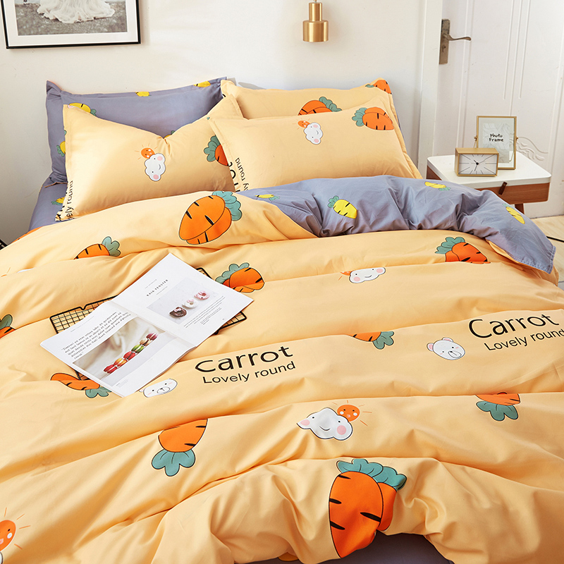 Bed sheet Single piece covered with hood four sets 1 8 single double by hood 1 5 m student Dormitory Three sets of two sets by single