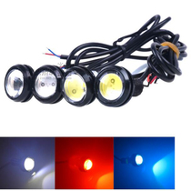 DC12V ultra-thin waterproof 3W car LED eagle eye light reversing lamp license light bed headlights small night light retrofitting light source