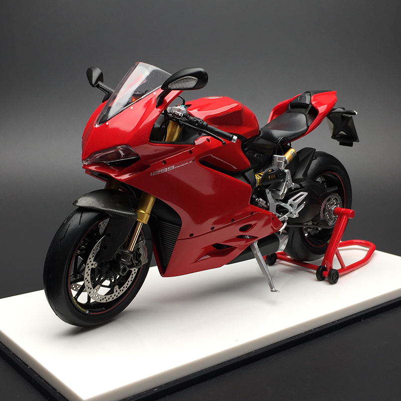 Shasha Car Model 1:12 Ducati 1299S Red Devil Alloy Motorcycle Collectible Display Piece Shasha Car Model 1:12 Ducati 1299S Red Devil Alloy Motorcycle Collectible Display Piece