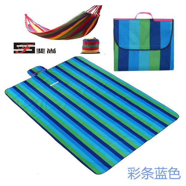 Nguồn cung cấp ngoài trời, thảm, thảm cỏ chống ẩm, 3-4 người, bãi biển du lịch hoang dã, thảm dã ngoại không thấm nước, bên bờ biển - Thảm chống ẩm / Mat / Gối thảm xốp trải sàn