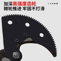 Steel core aluminum stranded wire scissors wire cutters wire ratchet type cable cutters aluminum stranded wire large scissors positioning wire cutters