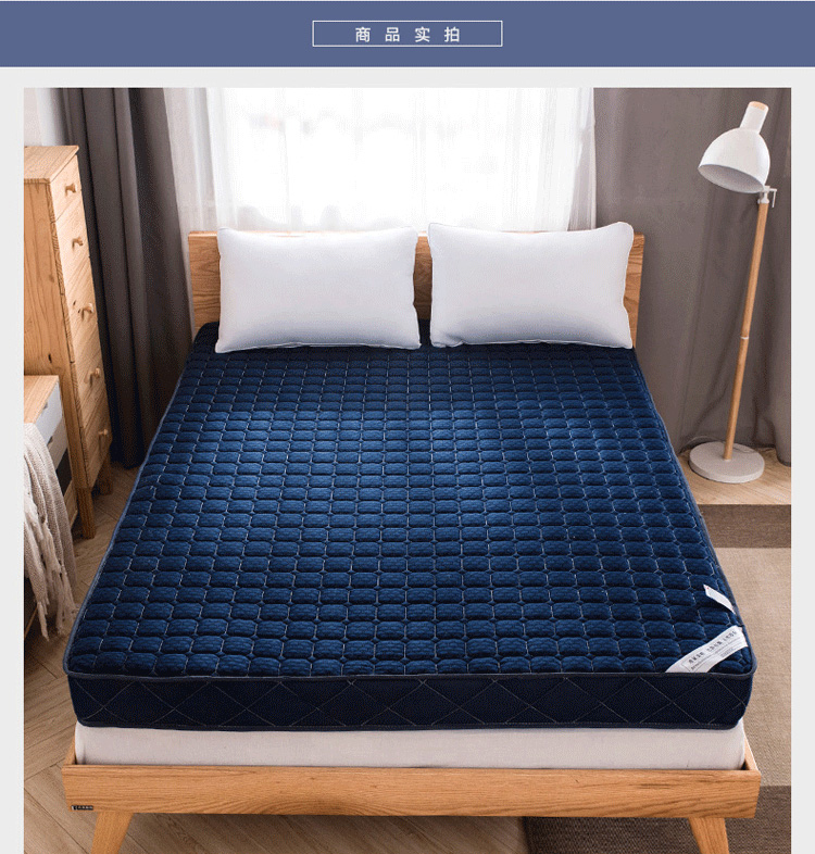 Nệm xốp dày nệm nhớ 0,9m1 / 1,2 / 1,35 / 1,5 / 1,8x1,9 * 2 m nhíp nệm - Nệm nệm cao su nhập khẩu