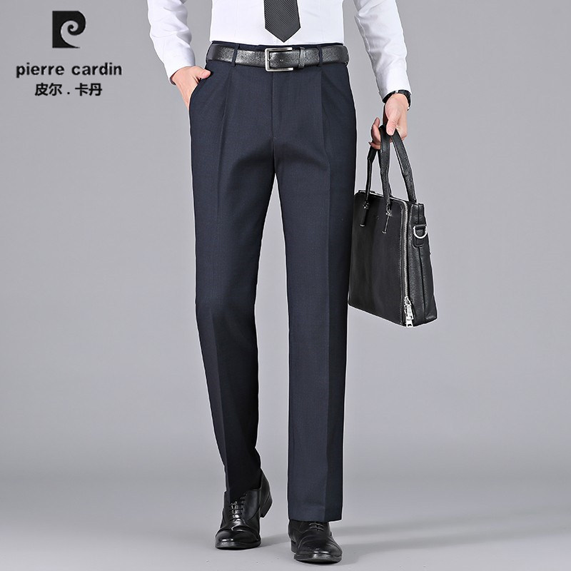 Pierre Carden 2022 Spring Autumn New Men's Free Ironing Business Gentleman Middle-aged West Pants Casual Long Pants Men's Clothing