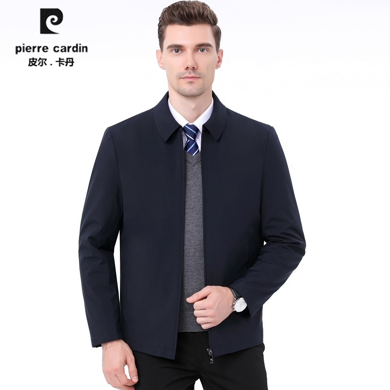 Piercaden 2022 men's winter new thin cotton coat in old - age cotton coat warm and leisure menswear